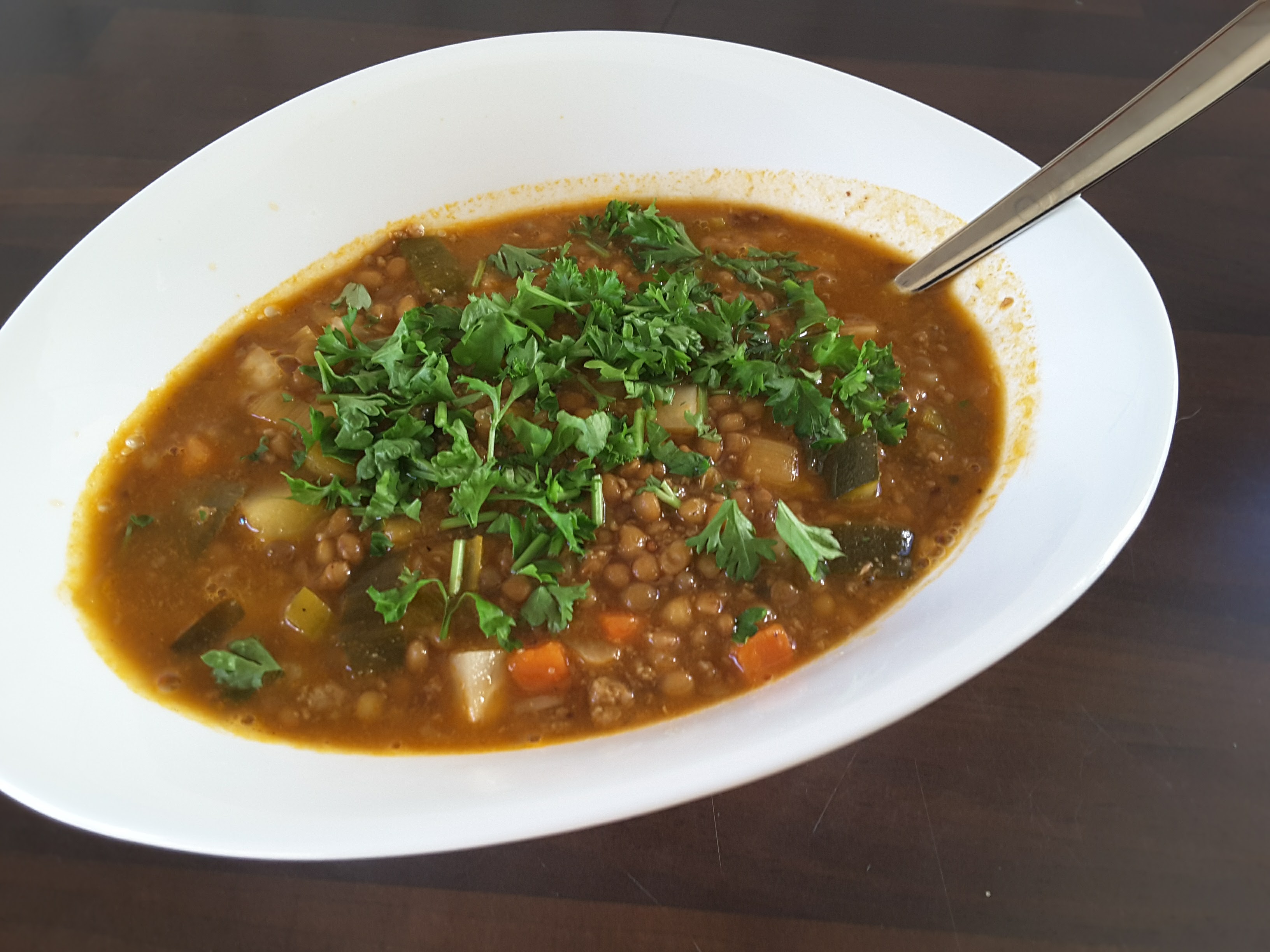 Gehacktes-Gemüse-Suppe – Salvatore Russo